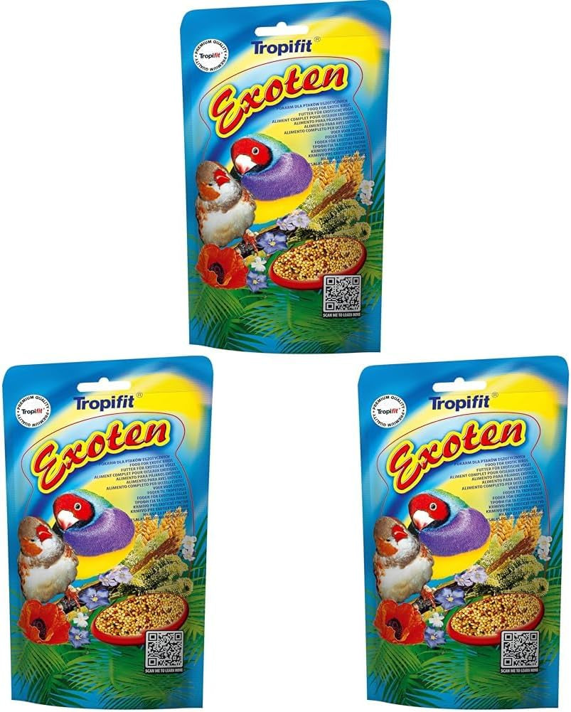 Vogelfutter Tropifit Exoten – Lebensmittel Für Exotische Vögel, Doypack 250 G