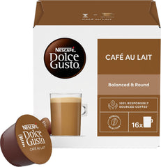 Nescafé Dolce Gusto – Dolce Gusto Café au Lait 16 CAPSULES 160 g (X6)