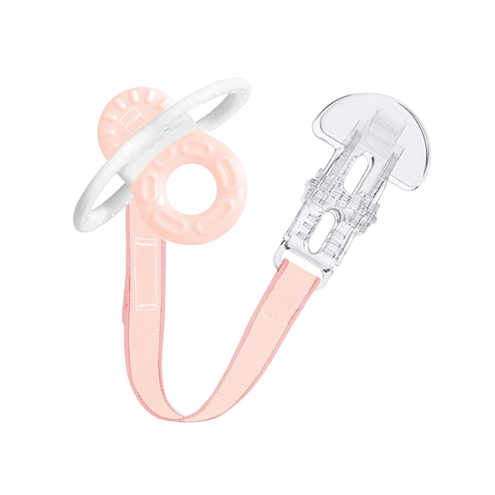 MAM Anneau de dentition, 2 mois et plus, soulagement immédiat en cas d'éruption ultérieure, extra léger et facile à saisir et à tenir, avec boucle, facile à nettoyer, neutre, 1 pièce