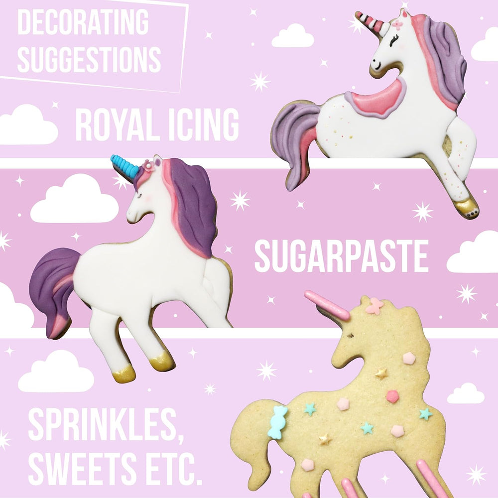 Lot de 3 Biscuits Licorne, Bleu