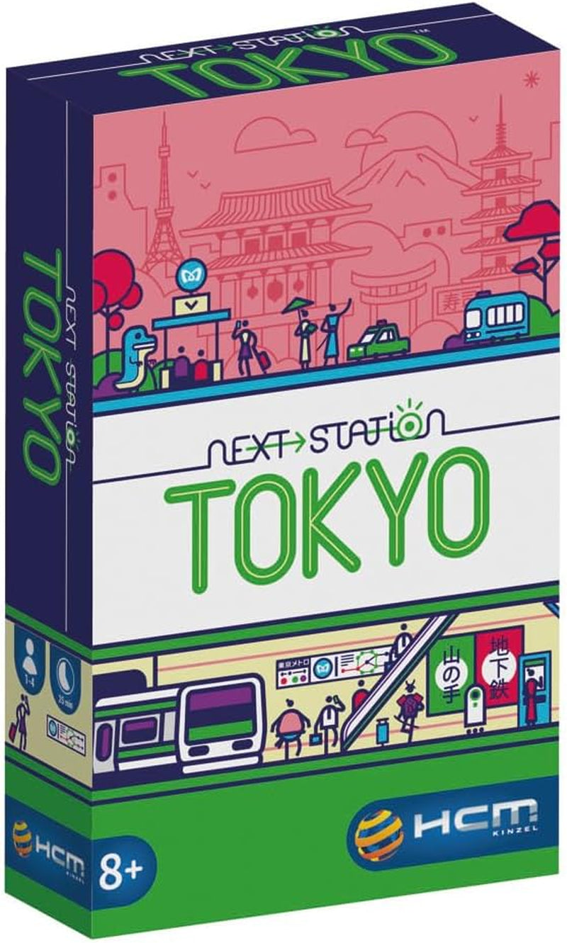 HCM Kinzel - Prochaine gare de Tokyo | Suite du jeu nominé | Flip & Write - Nouvelles lignes de métro pour le tourisme de Tokyo | Compétence et stratégie | Allemand | 55214