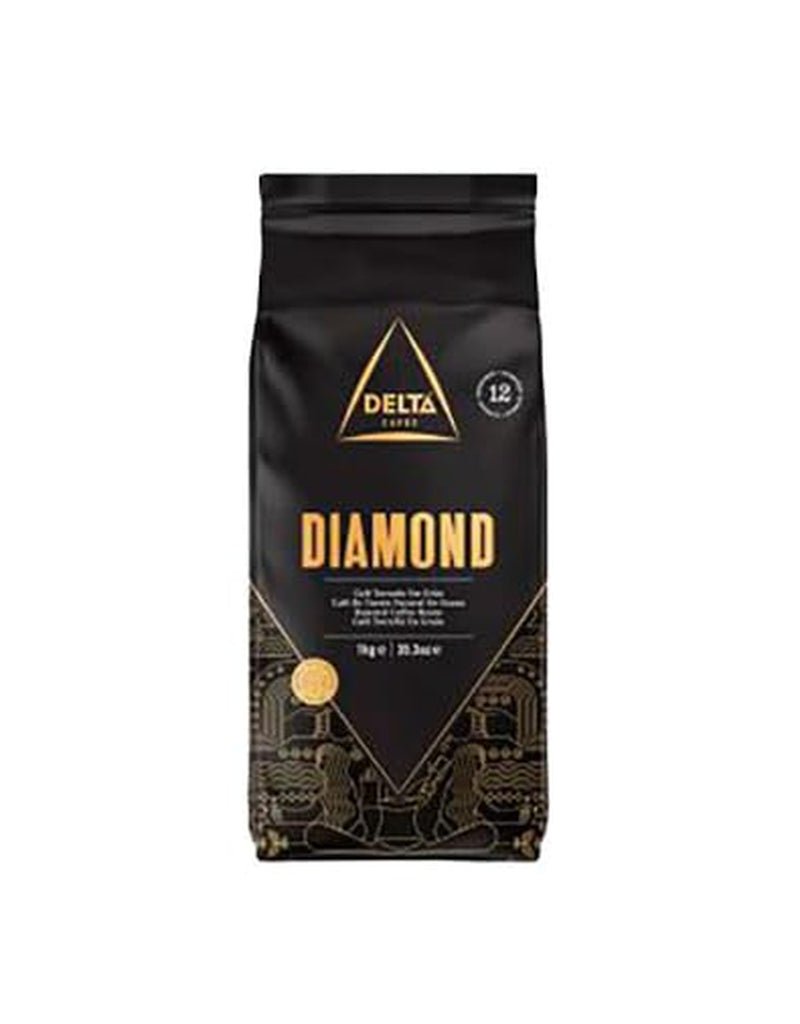 Café en grains Delta Diamond 1 kg – Arôme intense, torréfaction premium, grains entiers