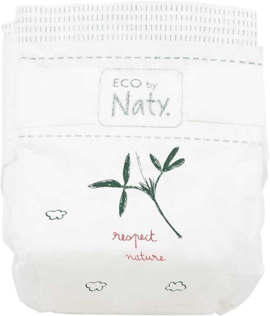 Couches jetables Eco by Naty Premium pour peaux sensibles, taille 5, 11-25 kg, (1 x 22 pièces)