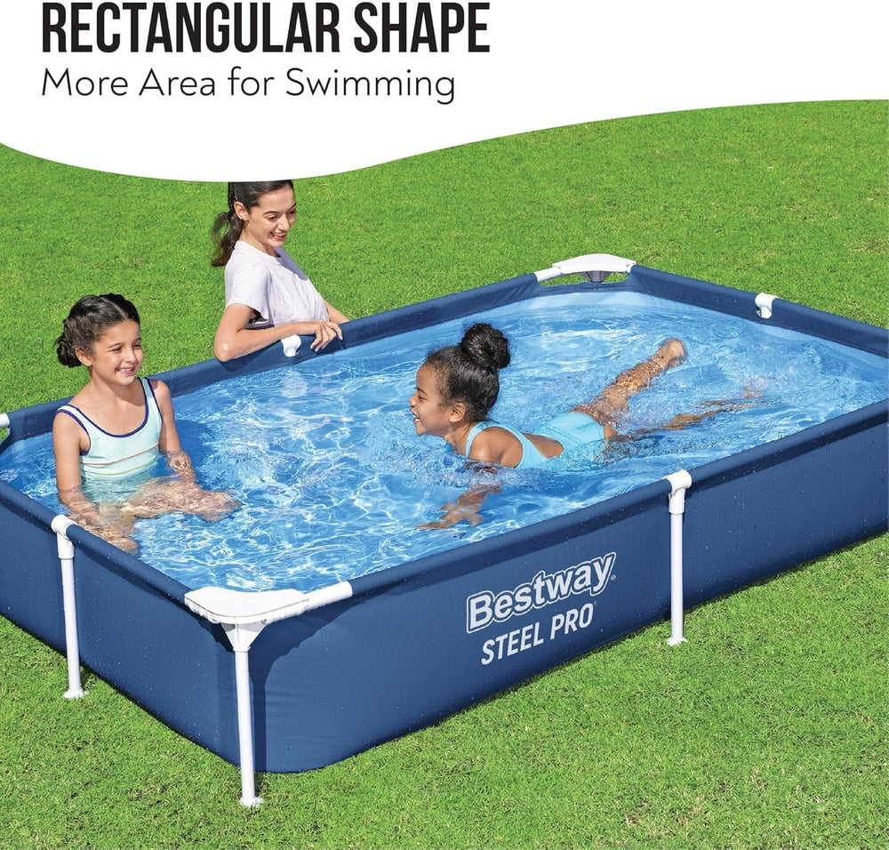 Piscine 2,21 mx 1,50 mx 43 cm / 7'3" x 59" x 17"