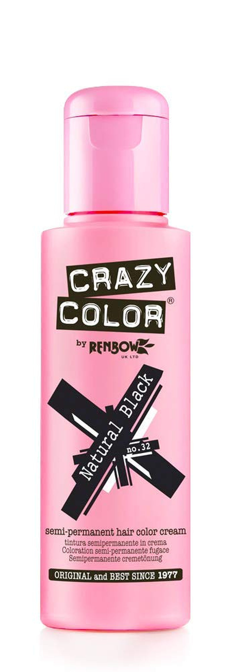 GO TOXIC UV cremă semipermanentă pentru colorarea părului, 100 ml (1 pachet) Vopsea pentru par Naty Shop Negru natural 100 Ml (1 pachet)