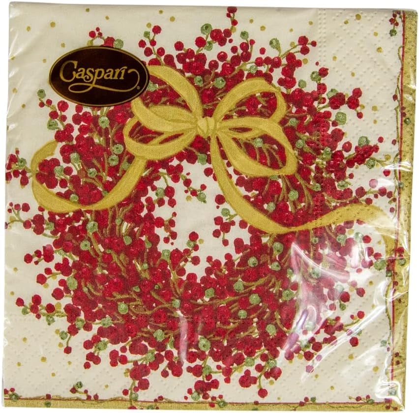 Serviettes en papier triple épaisseur 8070C, 20 pièces, 25 x 25 cm, poivre