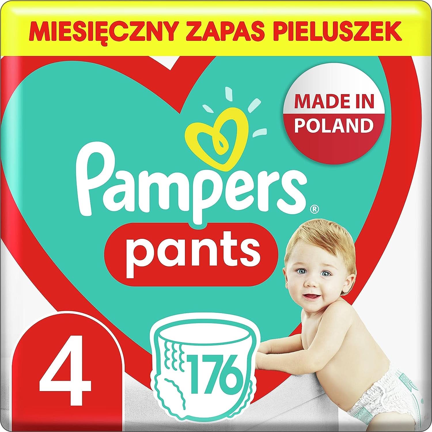 Pampers (version classique), pantalons garçon/fille 7 74 pcs Mère et Bébé Naty Shop 4 (176 pcs)