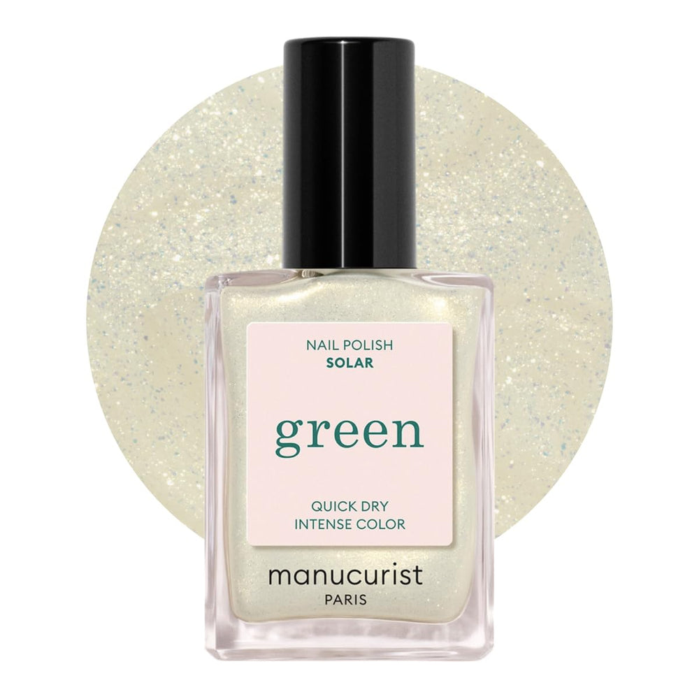 Manucurist Green - Vernis à ongles Rosy Beige Shell Beige - Vernis à ongles à séchage rapide - Ongles DIY - Vegan 12-Free - À base de plantes - Vernis à ongles - Fabriqué en France