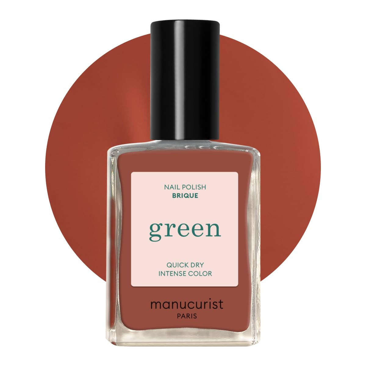 Manucurist Green - Vernis à ongles Rosy Beige Shell Beige - Vernis à ongles à séchage rapide - Ongles DIY - Vegan 12-Free - À base de plantes - Vernis à ongles - Fabriqué en France