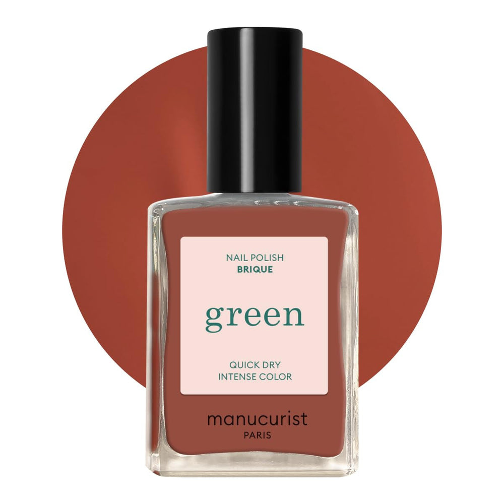 Manucurist Green - Vernis à ongles Rosy Beige Shell Beige - Vernis à ongles à séchage rapide - Ongles DIY - Vegan 12-Free - À base de plantes - Vernis à ongles - Fabriqué en France