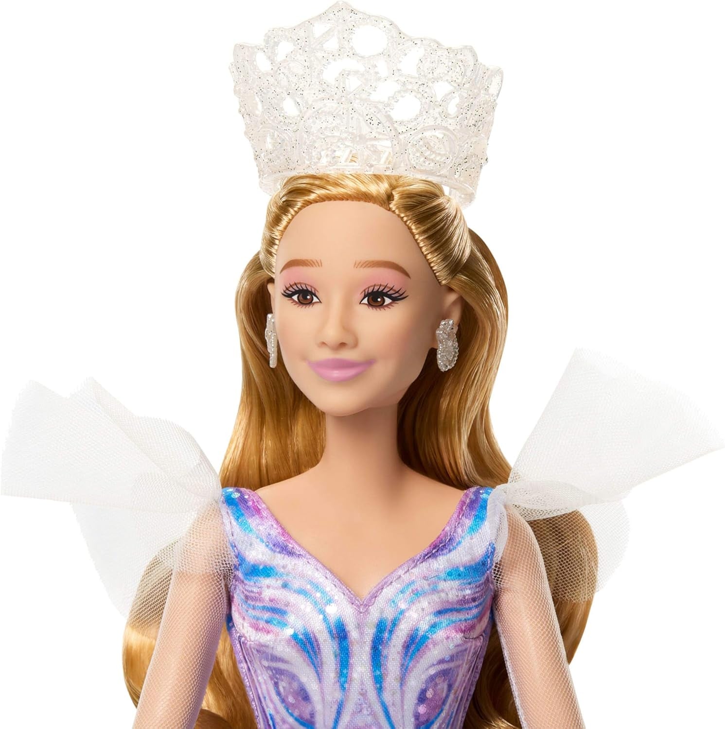 Mattel Wicked: for Good von Universal Pictures Glinda Deluxe-Modepuppe mit abnehmbarem Outfit und 3 Accessoires, vom Film inspiriert, JFM13