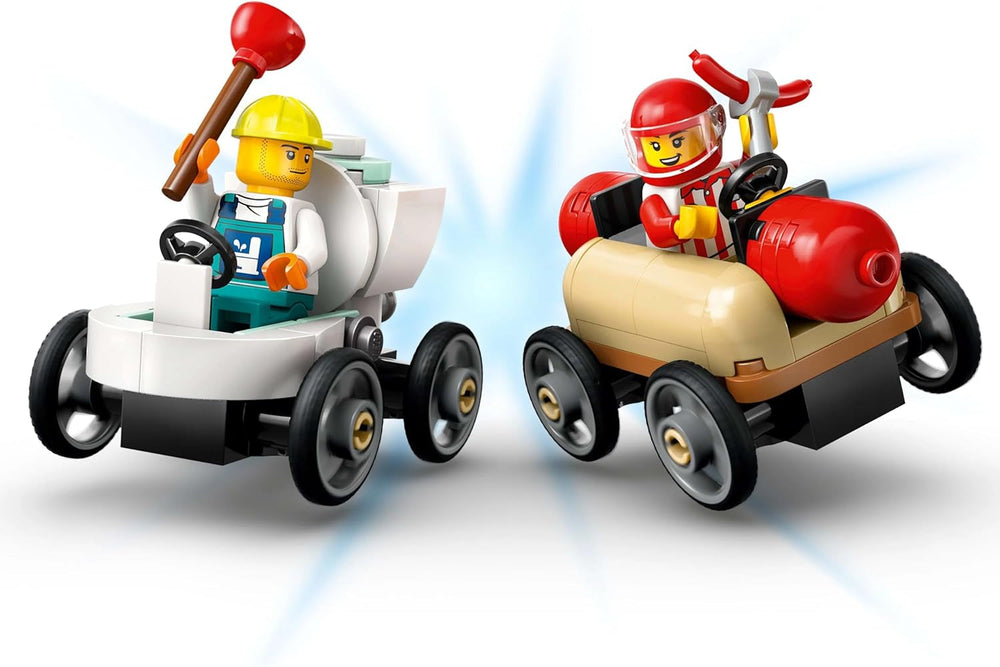 LEGO City No Limits : Course de caisses à savon avec rampe - Jouet de construction pour garçons et filles à partir de 6 ans - Set avec 2 boîtes à savon et 4 figurines de Racer - Idée cadeau pour les enfants 60460 Jeux de construction Besuche den LEGO-Store