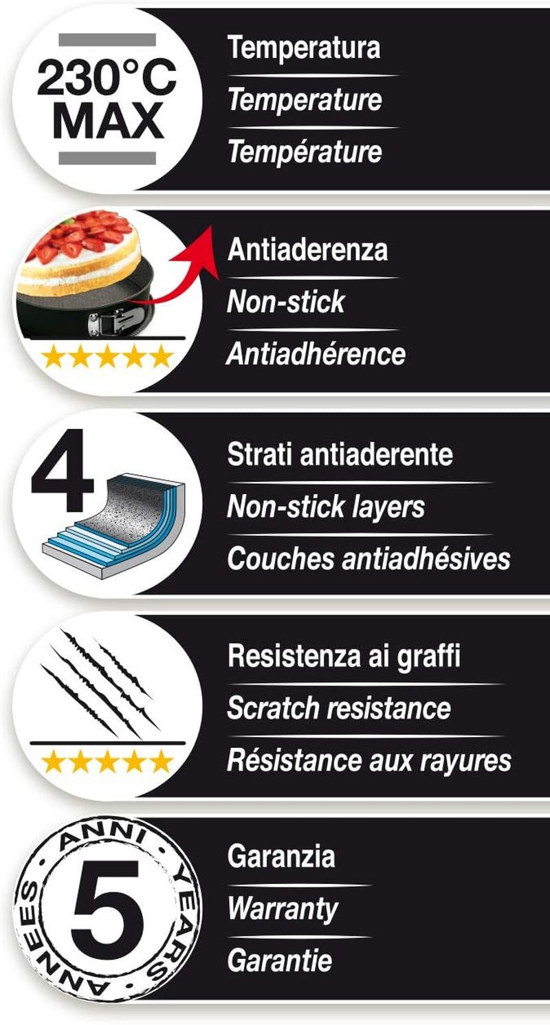 Blackstone Kuchenform 12 Muffins, Stahl, Schwarz/Grau Stein, 6 Einheiten Matrite si tavi pentru copt Naty Shop