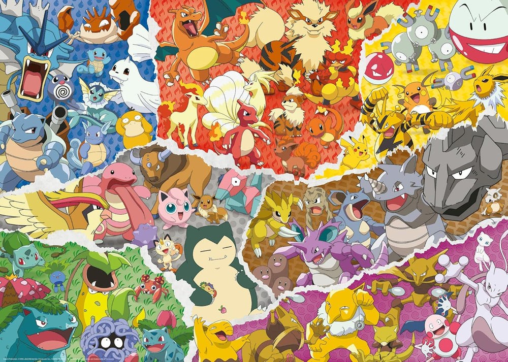 Ravensburger Puzzle 12000832 - Pokémon Aventure - Puzzle Pokémon 1000 pièces pour adultes et enfants de plus de 14 ans Puzzle Naty Shop Nouveau design