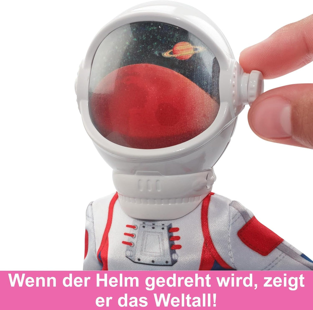 Poupée Barbie 65e anniversaire et 10 accessoires, ensemble astronaute pour poupée brune, rover à roues, casque spatial avec visière personnalisable et plus encore, poupées HRG45 Naty Shop