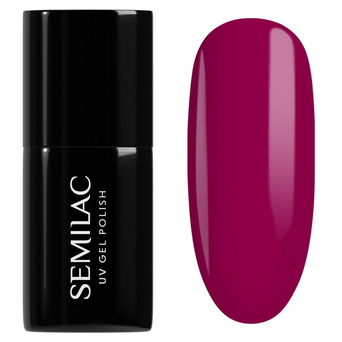 Vernis à Ongles UV Semilac Hybrid 436 Puissant Bordeaux 7 ml Collection Even Better Together