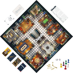 Hasbro Gaming Cluedo Jeu de société pour enfants à partir de 8 ans, jeu Cluedo repensé pour 2 à 6 joueurs, jeu de détective et de puzzle, jeu mystère parfait pour