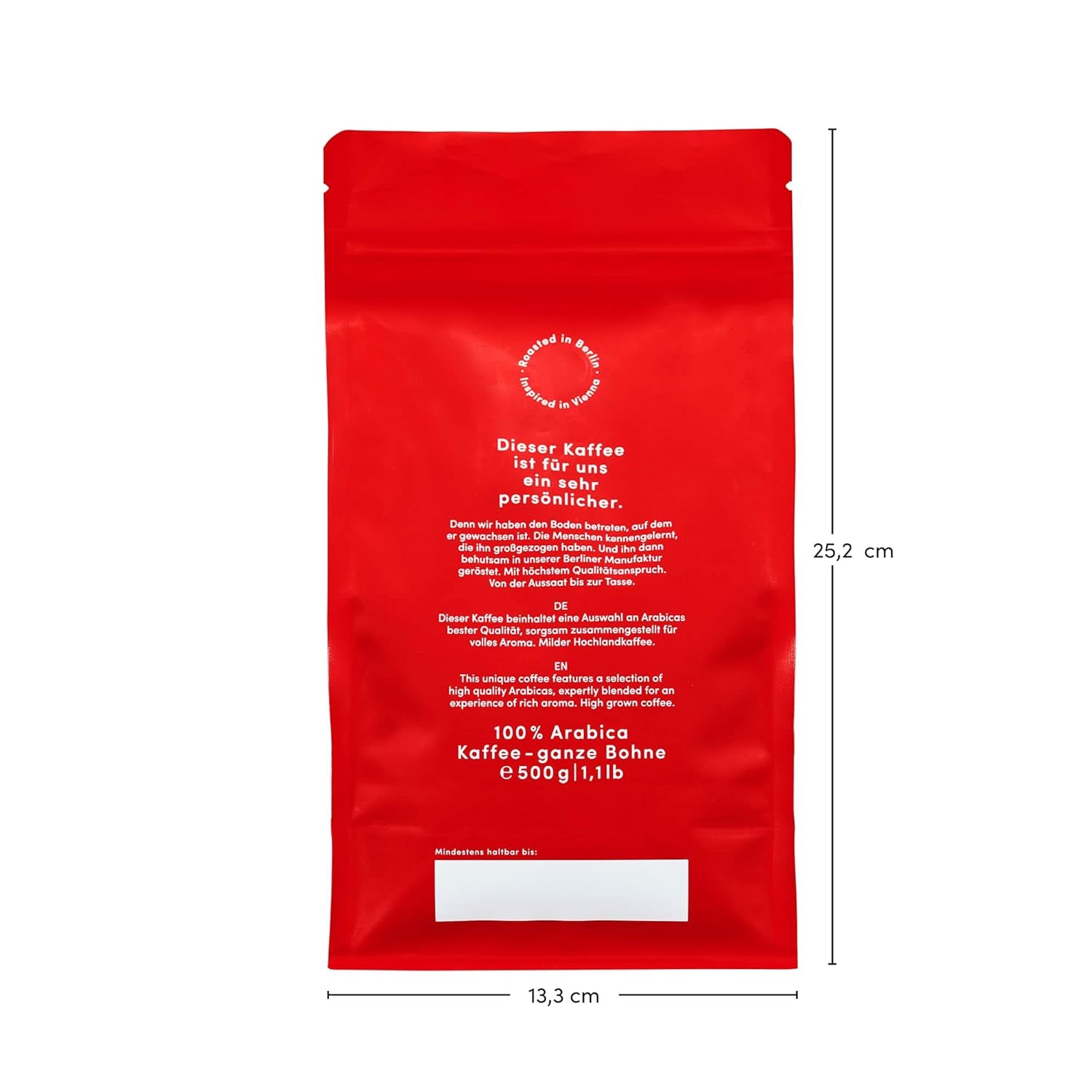 Roasters Pick Espresso Blend - 100% Arabica, ganze Bohne - vielschichtige Röstung - frisch in Berlin geröstet - 500g