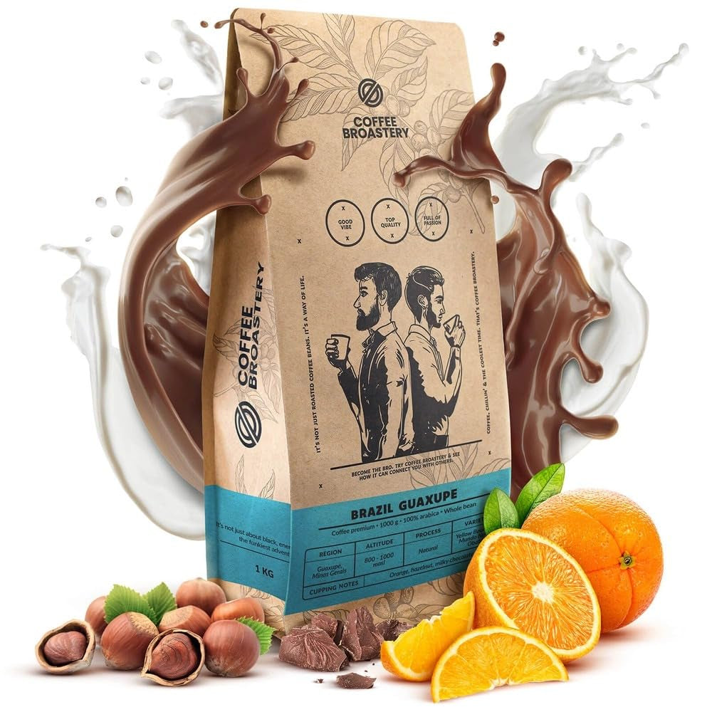 Coffret de café en grains 3x1kg 3000g | Brésil Guaxupe | Brésil Mogiana | Brésil Cerrado | Brésil | Café spécial | Fraîchement frit