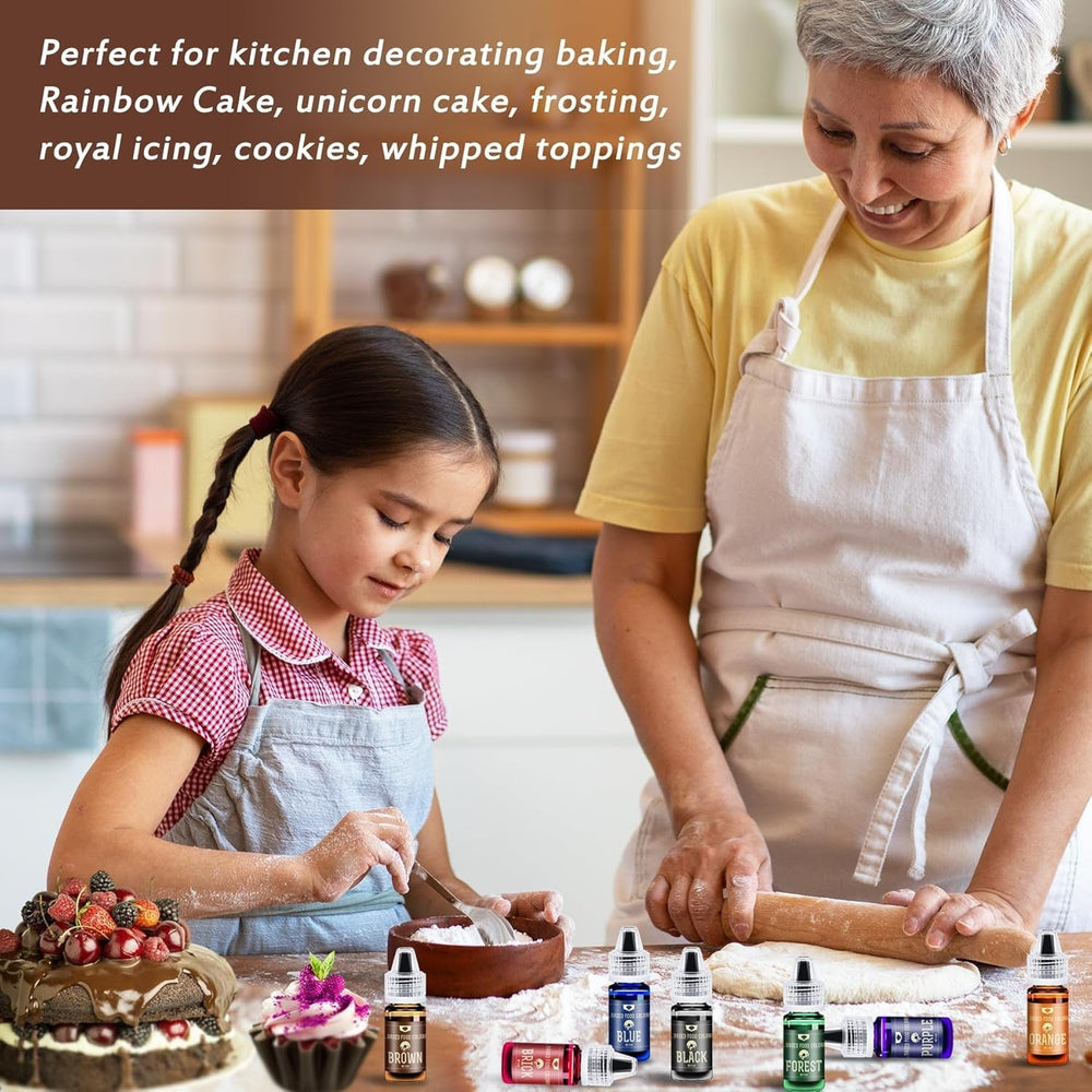Colorant alimentaire chocolat soluble dans les graisses – 88 ml de colorant alimentaire à base d'huile pour fondant, pâtisserie, gâteaux, biscuits – colorant alimentaire liquide sans saveur pour beurre de cacao, gâteaux, crème au beurre (blanc)
