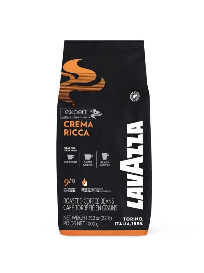 Lavazza Expert Plus Crema Ricca Espresso - 6 grains de café entiers x 1 kg