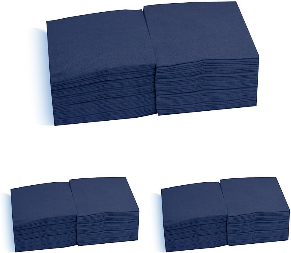 Lampă suspendată Ser22107609 Coktail, șervețel 20 X 20, 2 straturi, pliere 1/4, 100 șervețele, Punta-Punta, albastru