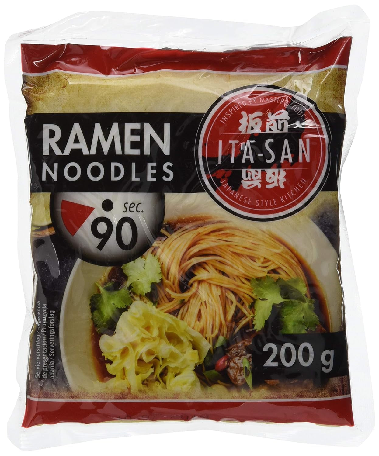 Nouilles Ramen ITA-SAN, préparation simple et rapide, 30 x 200 g