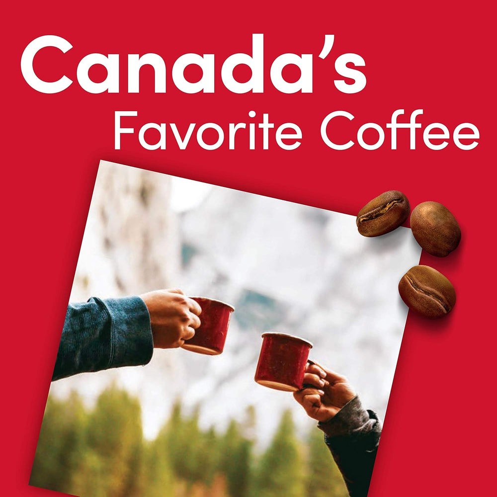 Tim Horton's 100 % Arabica, torréfaction moyenne, mélange original, café en grains entiers, 2 lb.
