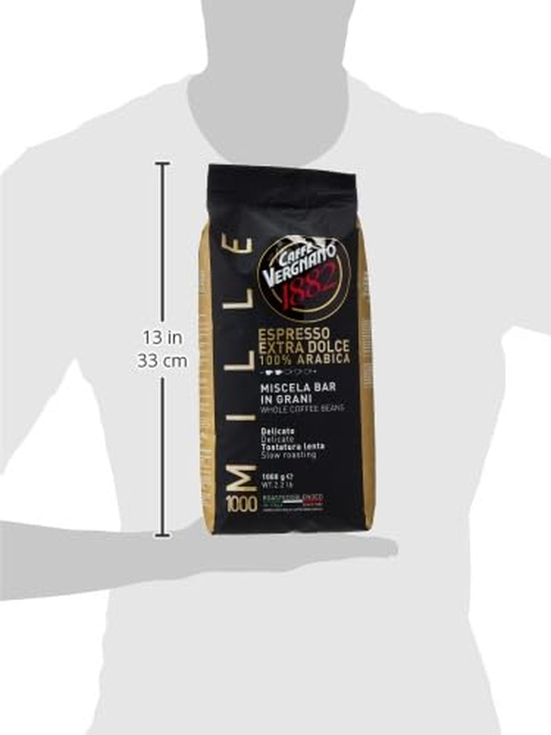 Café expresso Caffè Vergnano EXTRA DOUX en grains 1000 (1kg)