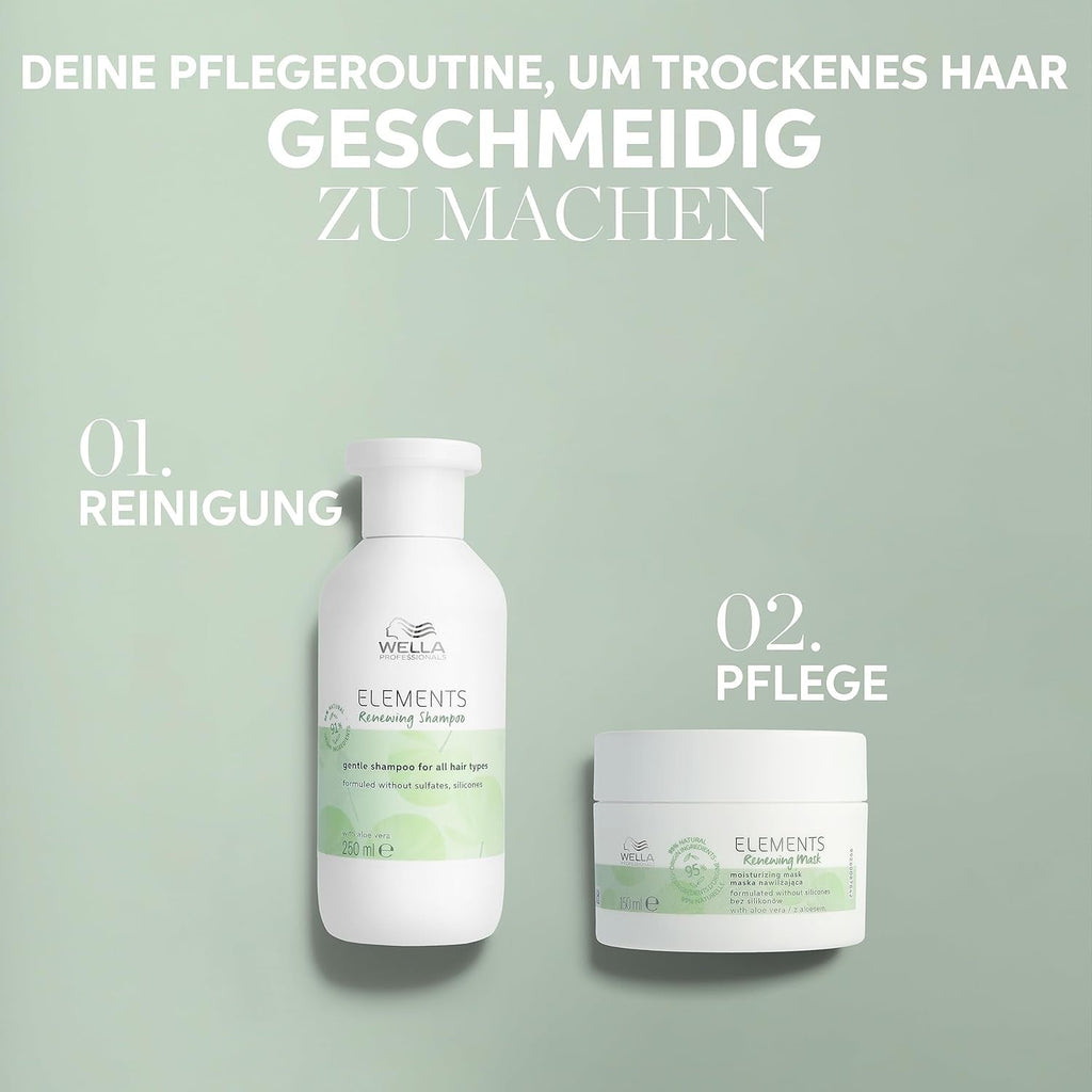 Wella Professionals Elements Renewing, șampon regenerator pentru toate tipurile de păr Duș și baie Wella