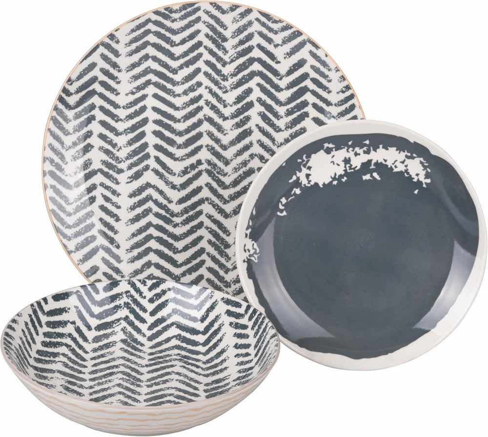 Soho Ensemble de 18 pièces en porcelaine, 6 places assises