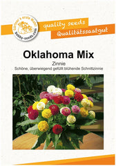 Blumensamen Oklahoma Mix Zinnie Portion