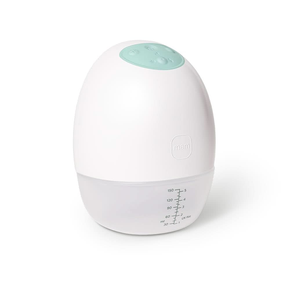 MAM Move Tire-lait portable avec 3 modes de fonctionnement et 5 niveaux d'intensité, boîtier en silicone Skinsoft, réglable sur 4 tailles Accessoires Alimentation et Allaitement Bebe Naty Shop