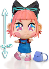 Sophie avec Emoti-Augen, Mehrfarbig, Reisepuppen aus der Zeichentrickserie, mit über 10 Accessoires, Geschenk für Mädchen und Jungen à partir de 3 ans