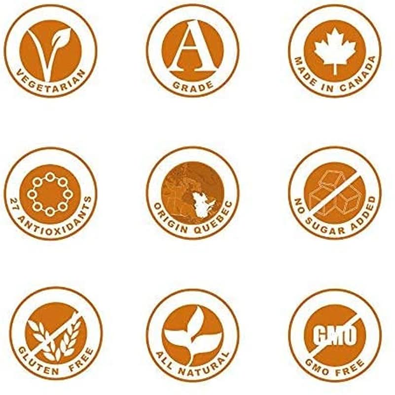 Maplefarm - Sirop d'érable foncé biologique pur canadien, catégorie A, foncé, saveur forte - 250 ml Édulcorants Naty Shop