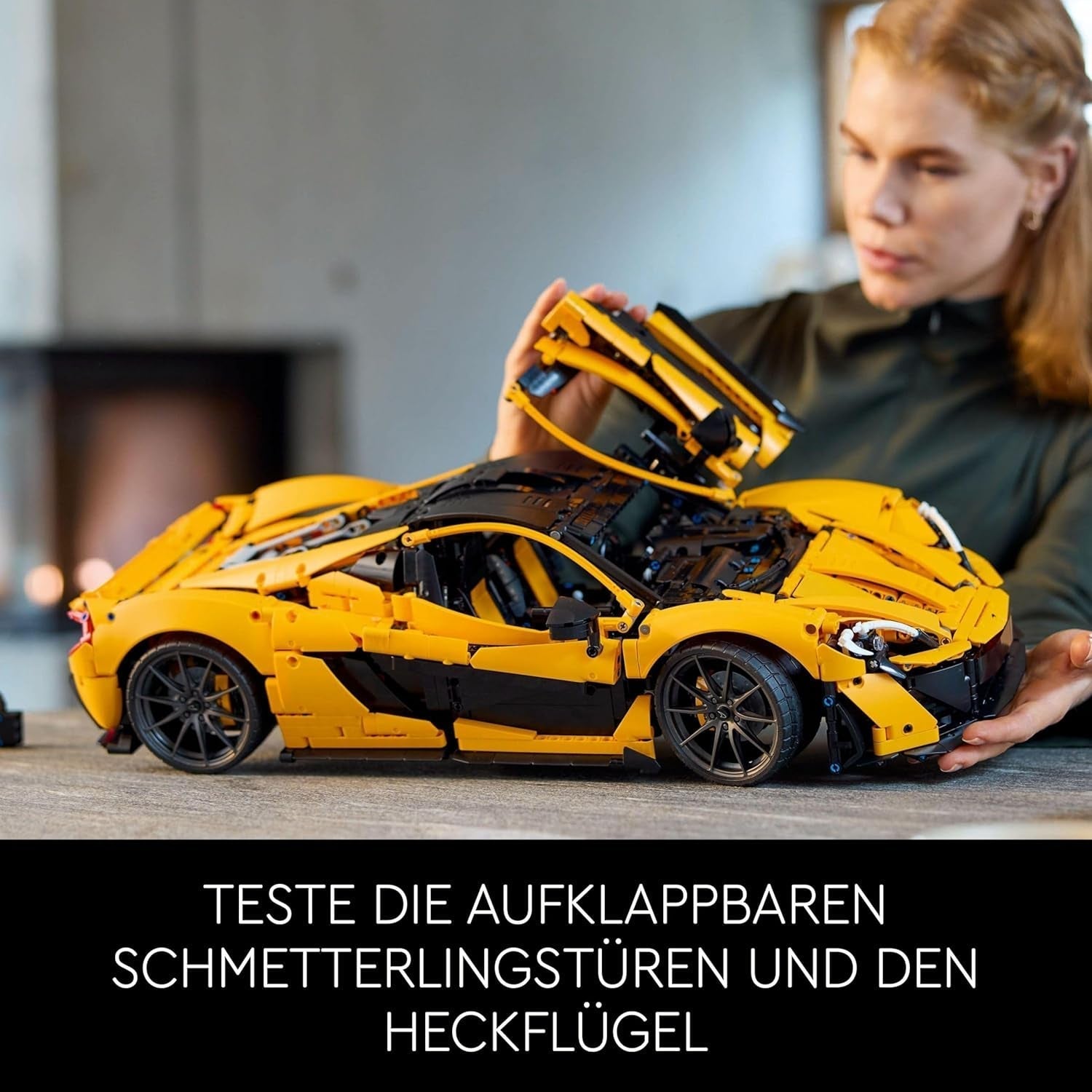 LEGO Technic Mclaren P1 Super ensemble de voiture de sport pour adultes fans de voiture cadeau moteur à piston V8 échelle de transmission à 7 vitesses modèle de voiture jouet ensemble de voiture 42172 ensembles de construction Besuche den LEGO-Store