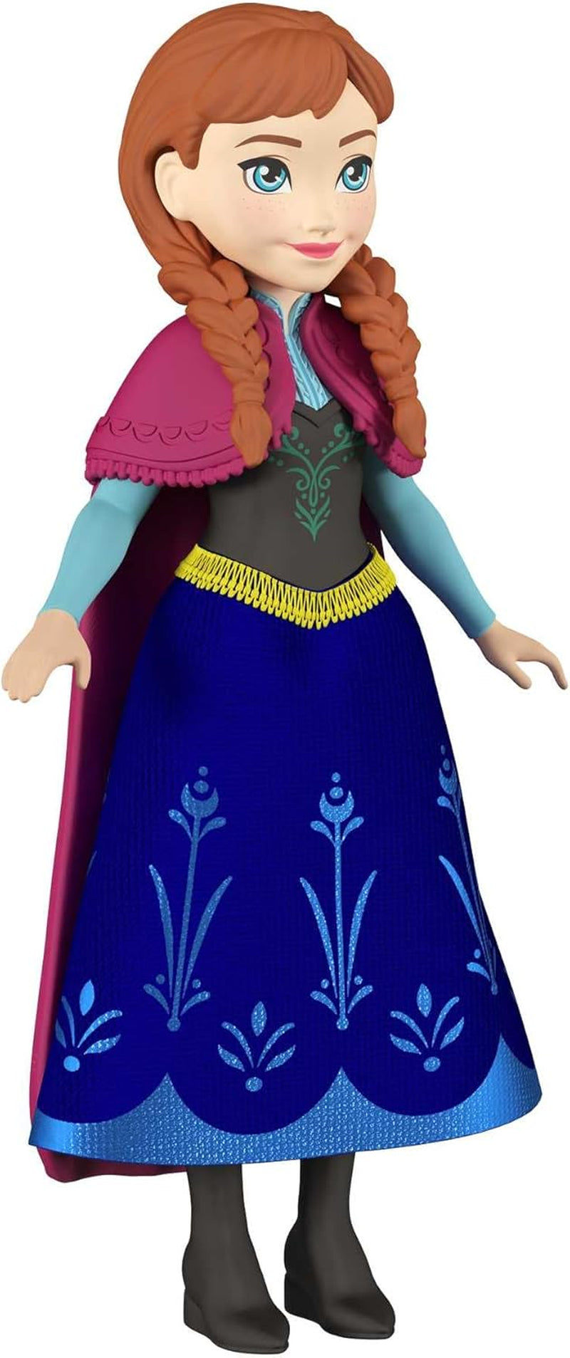 Mattel DISNEY Poupée et figurine animale La Reine des Glaces Anna et Sven, inspirées des personnages animés, membres mobiles, jupe et cape amovibles, pour enfants à partir de 3 ans, HLX03 Naty Shop Dolls