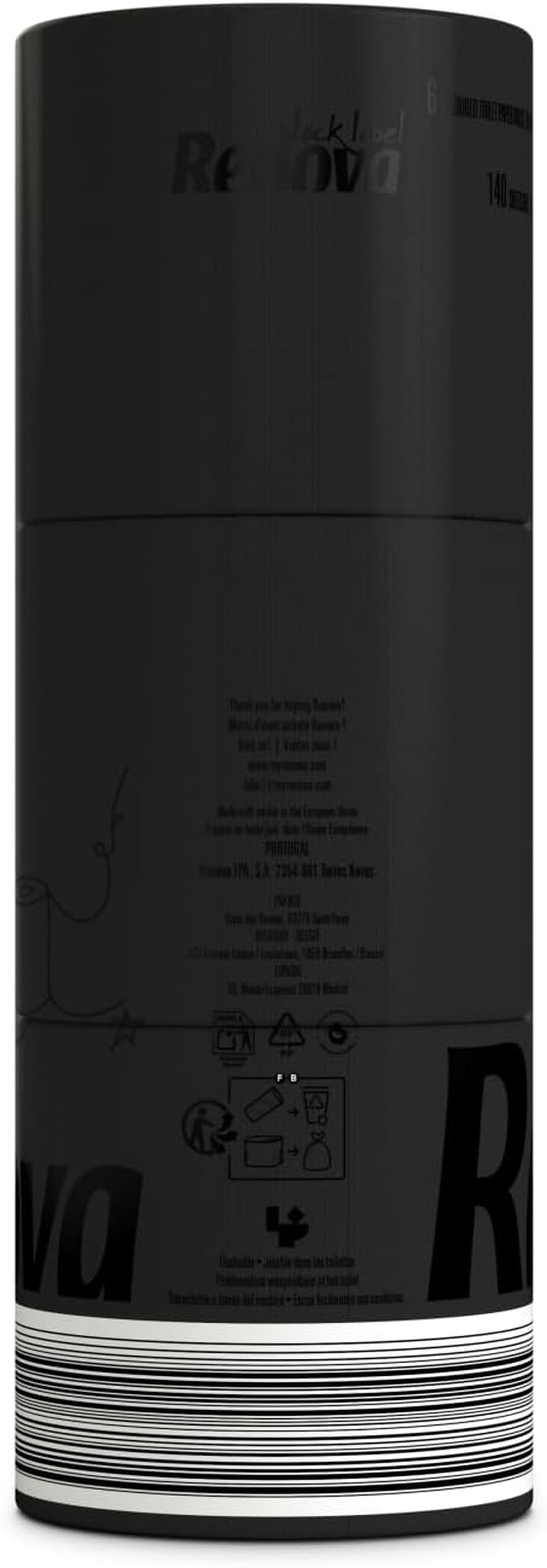 Hârtie igienică Renova Black Label de culoare neagră ( 6 role )