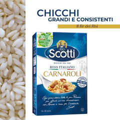 - Carnaroli - Riz extra fin pour risotto, riz d'Italie, prêt en 16 minutes - 1 kg