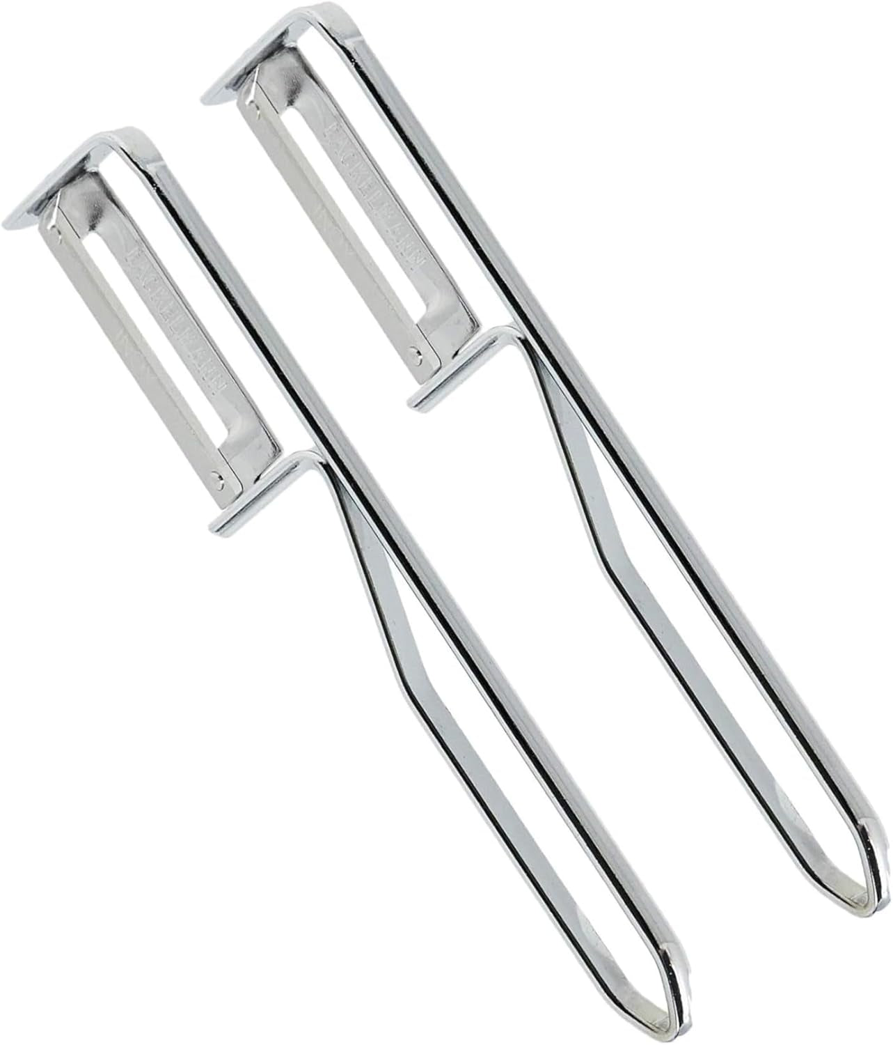 Éplucheur universel Fackelmann, lame en acier inoxydable Éplucheur Naty Shop Éplucheur économique Set 2 pièces