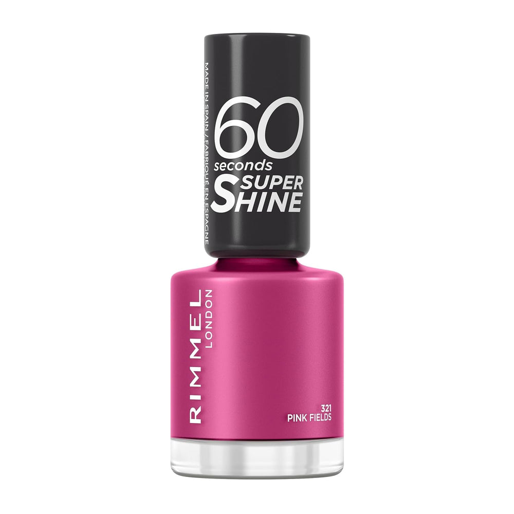Vernis à ongles super brillant Rimmel 60 secondes - 321 champs roses