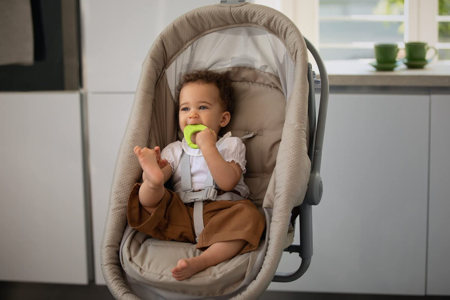 CHICCO - Anneau de dentition souple 2 mois + Vert