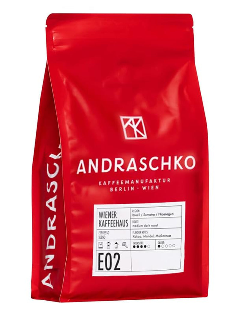 Espresso Bohnen - Wiener Kaffeehausmischung Espresso Blend - Röstung doux avec 100% Arabica aus 7 Herkunftsländern - frisch à Berlin geröstet - 1kg
