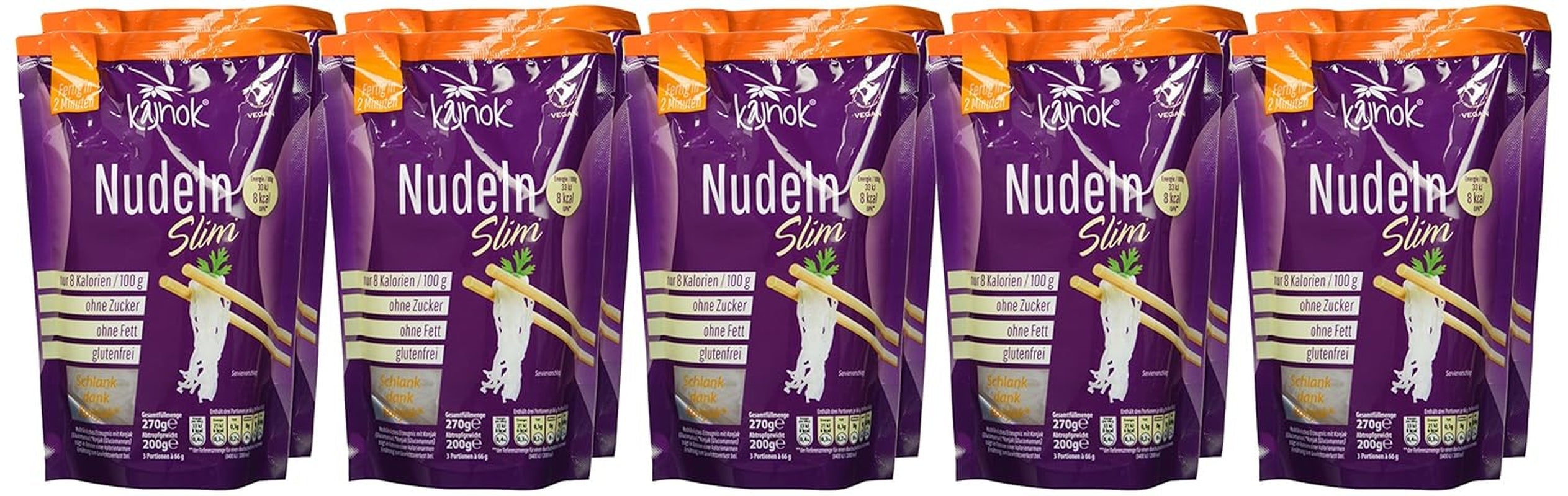 Tăiței subțiri, 10 x 270 g, greutate scursă 200 g