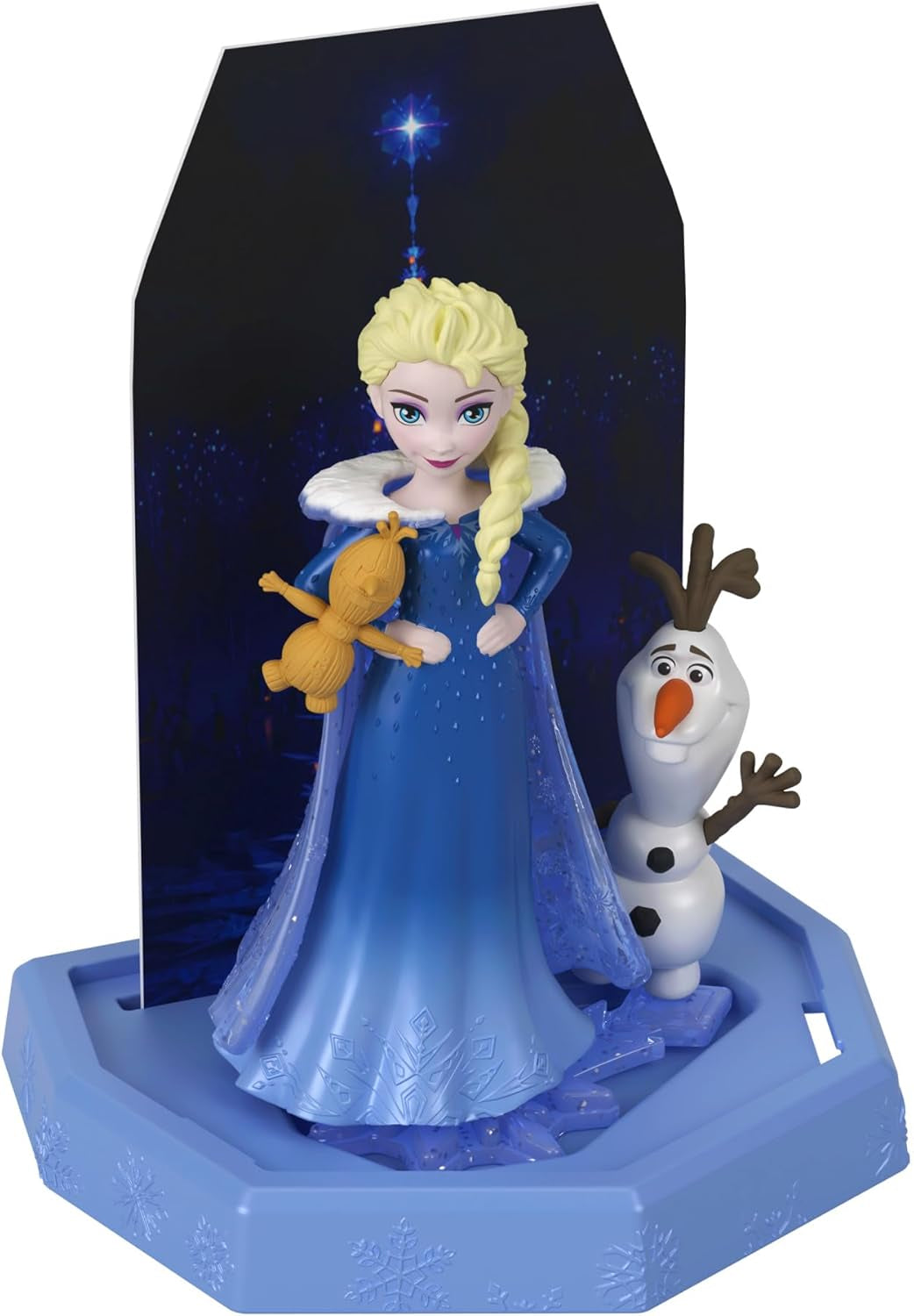 Mattel Disney Frozen Ice Reveal Petite poupée avec gel glacé moelleux et 6 surprises, comprend une figurine d'ami et des accessoires (les poupées peuvent varier) HRN77
