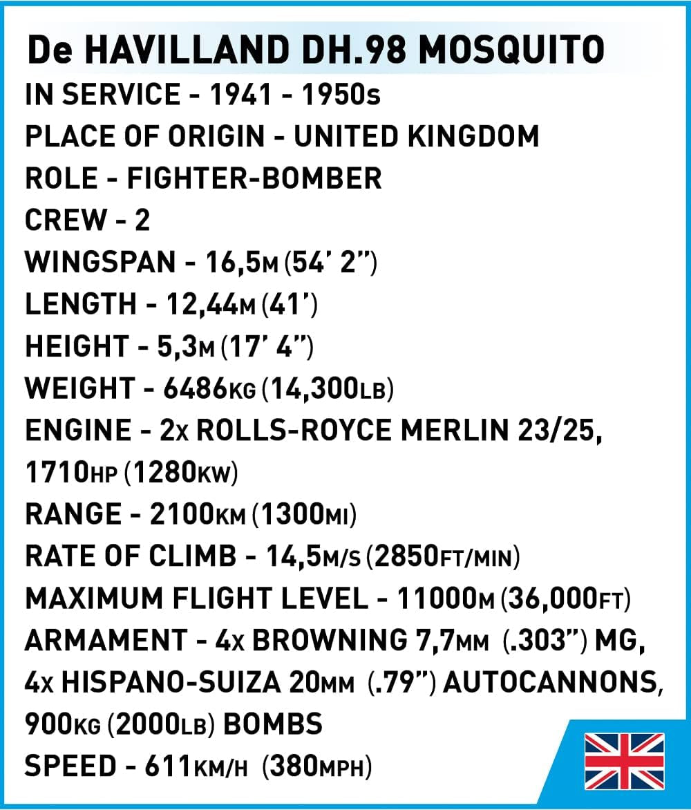 COBI De Havilland DH.98 Moustique