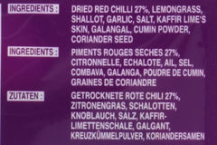 Cock Currypaste Panang, medium Schärfe, authentique cuisine thaïlandaise, ingrédients naturels, végétalien, halal et sans gluten (1 x 50 g)