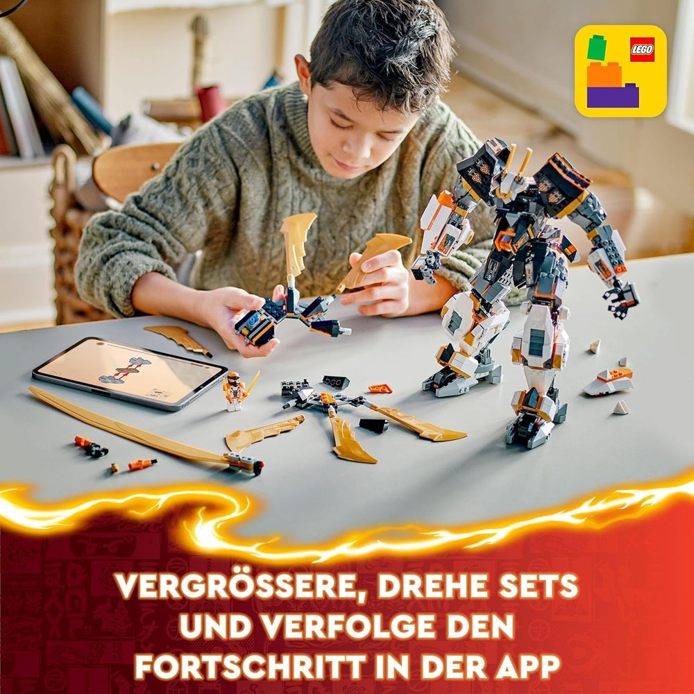 LEGO NINJAGO Cole's Titan Dragon Mech Adventure Jouet pour enfants Ninja Playset avec 1 figurine Cadeau d'anniversaire pour garçons et filles de 12 ans Fantasy Playset 71821 Jeux de construction Beuche den LEGO-Store