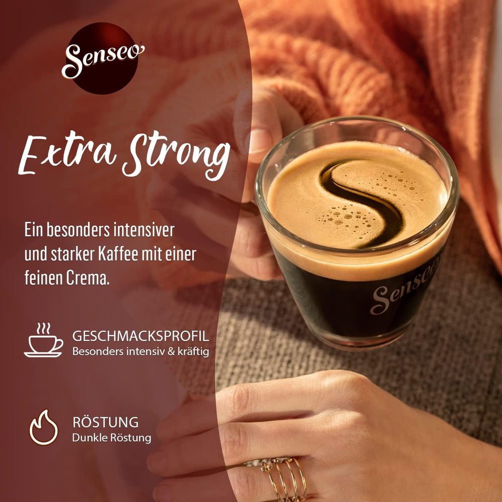 Senseo Pads Extra Strong, 5 x 16 Getränke, 80 Kaffeepads