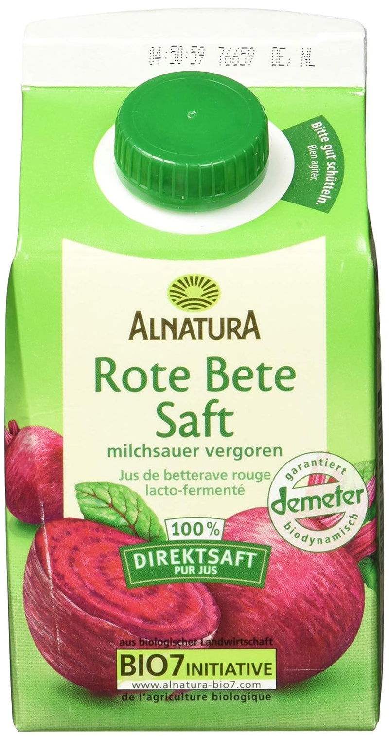Jus de betterave biologique fermenté à l'acide lactique (1 x 500 ml)